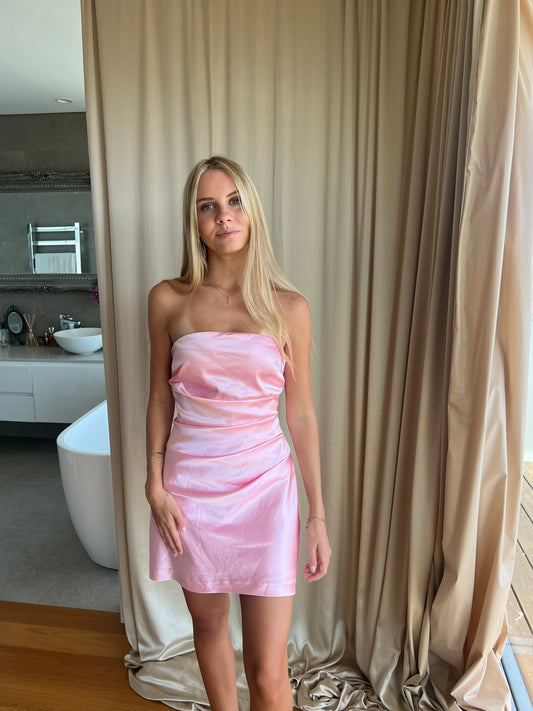 Victoria Dress in Cotton Candy